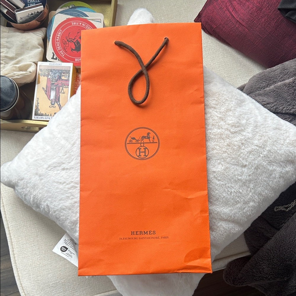 Hermes Orange Gift Bag